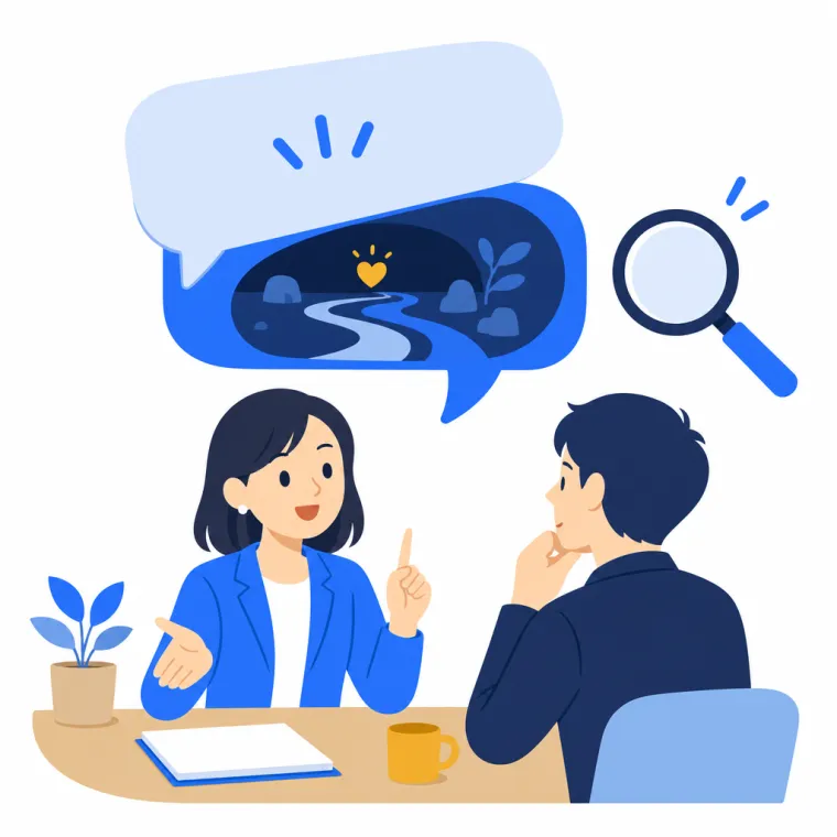 AIが対話で「なぜ」を深掘り